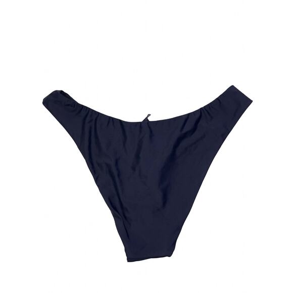 J.Crew Navy Thong Bikini Bottom Size M High Leg Re-Imagined Swim NWT - Picture 3 of 11